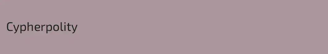 Cypherpolity