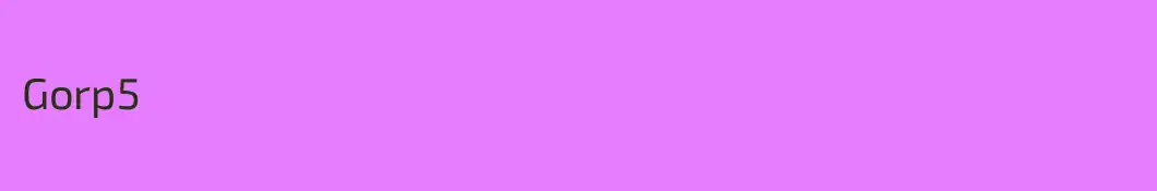 Gorp5