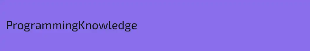 ProgrammingKnowledge