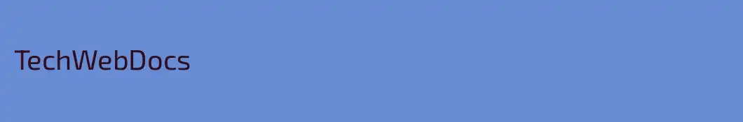 TechWebDocs
