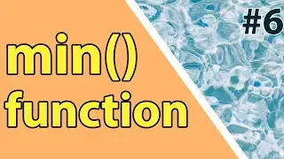 How to use Python min() built-in function