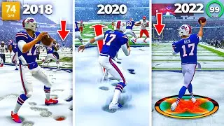 Scoring a 99 Yard Touchdown with Josh Allen on EVERY Madden