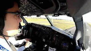 BOEING 737 LANDING AT BIRMINGHAM WITH ATC