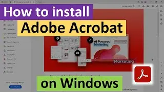 How to install Adobe Acrobat Reader on Windows