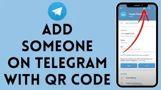 How to Add Someone on Telegram With QR Code (2024) | Telegram Tutorial