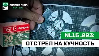 Винтовка NL15 в калибре .223: стреляем на кучность БПЗ 4г