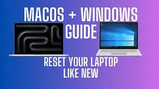 Reset your laptop to Factory Settings   Windows 11   Macbook   Like New!   v2