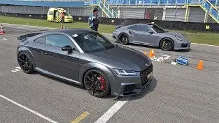 Audi TT RS Plus vs Porsche 991 Turbo S