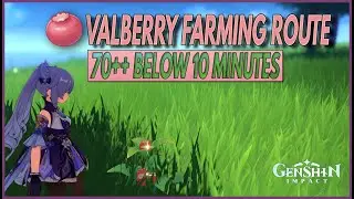 Genshin Impact Valberry Farming Route : Fast and Efficient (#16)