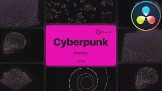 Cyberpunk Digital Overlay 2 ★ DaVinci Resolve Templates ★