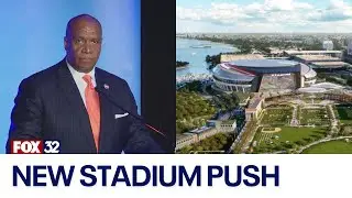 Bears CEO pitches new stadium to Chicago business leaders