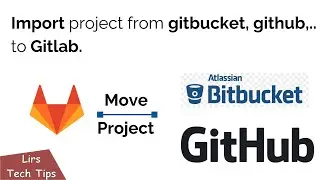 Import project from gitbucket, github,... to Gitlab Online