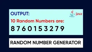RANDOM NUMBER GENERATOR in JAVA | Random class in java | JAVA Programming