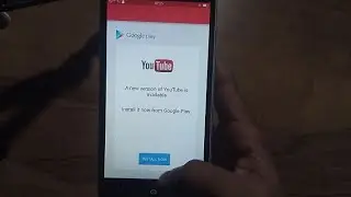 a new version of youtube is available error - Problem fix Solution #oppo