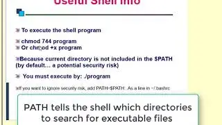 Linux: The Bash Shell