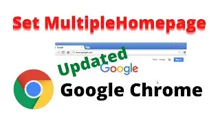 How To Make Google Your Homepage In Google Chrome | How To Set Homepage In Google Chrome. Homepage.