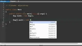 Java Arrays Lesson 08) Arrays of Objects