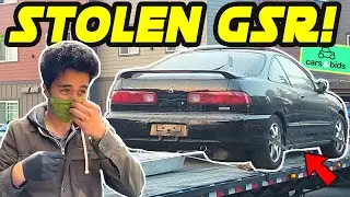 Buying a STOLEN Acura Integra GSR From a Copart Auction!