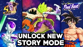 NEW GOKU + FRIEZA STORY MODE w/ ALL CUTSCENES! - Dragon Ball Legends (5th Anniversary)