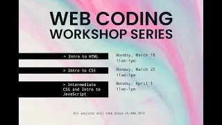 Web Coding Series: HTML