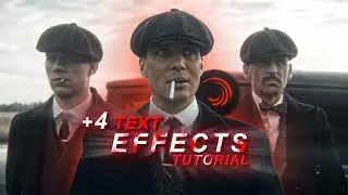 +4 popular text effects tutorial on alight motion (+Preset)