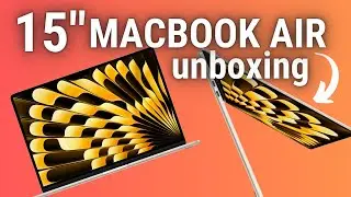 MacBook Air 15 inch Unboxing (ASMR)