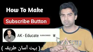 How To Create Subscribe Button YouTube in Mobile 2023 / Green Screen Subscribe Button