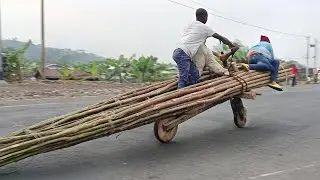 How Congo Invented World’s Cheapest Wooden Scooters