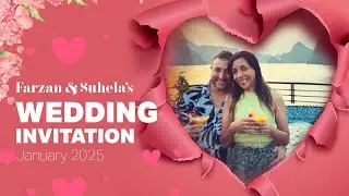 2D Destination Wedding Invite Animation