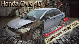 Honda Civic 4D-рем\комплект порогов и задних крыльев. Замена.