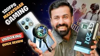 Infinix GT 20 Pro Unboxing & Quick Review | PUBG @ 120fps | Coolest Gaming Phone | Price in Pakistan