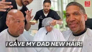 Man Weave Transformation on My Dad! Fully Bald To Wavelength 🌊🌊