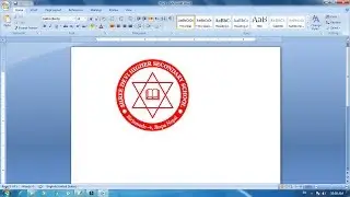 How to make logo in ms word 2018 | logo design |