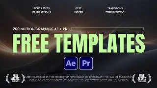 200 FREE Motion Graphic Templates for After Effects & Premiere Pro