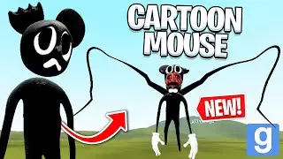 CARTOON MOUSE 🐭 NEW TREVOR HENDERSON CREATURE! (Garrys Mod Sandbox) | JustJoeKing