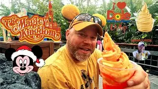 Christmas Time In Magic Kingdom ~ Walt Disney World ~ Dole Whip Hangover...