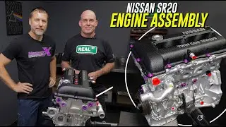 Fully Built Nissan SR20 Engine Assembly With Mazworx | 600HP