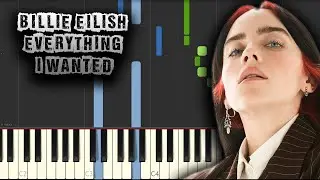 Billie Eilish - Everything I Wanted - [Piano Tutorial] (Synthesia) (Download MIDI + PDF Scores)