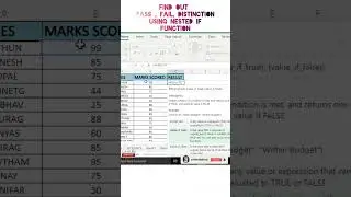 How to use Nested IF in Excel |  Nested IF Formula (Multiple IF, AND, OR Functions) 