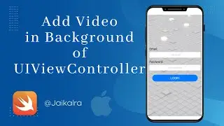 Add Background video in UIViewController | Swift (In Hindi)