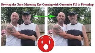 How To Open Eyes In Photoshop With Generative Fill