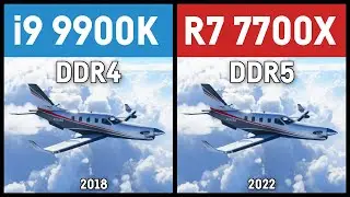 Intel Core i9 9900K vs AMD Ryzen 7 7700X // in 1080p and 1440p