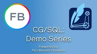 CG/SQL Demonstration 4 :  Managing Schema