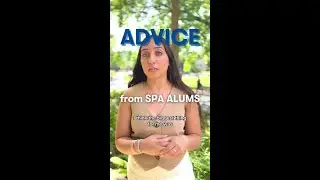 Advice from SPA Alums: Tanvi Chopra