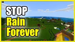 How to STOP RAIN in Minecraft FOREVER in Bedrock Edition (New Method!)