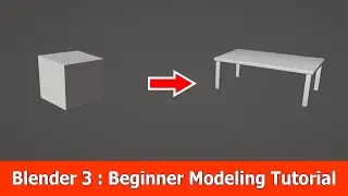 Blender 3 Beginner Modeling Tutorial