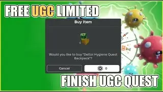 [FREE UGC!] Dettol Hygiene Quest Script Hack • Auto Kill / Auto UGC [Roblox]