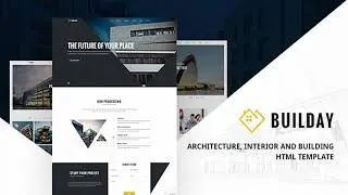 Builday - Modern Architech, Interior And Building HTML Template | Themeforest Website Templates and