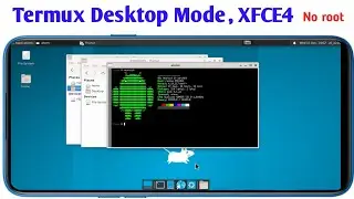 Termux Graphical user interface (gui) | termux desktop environment | xfce4 termux