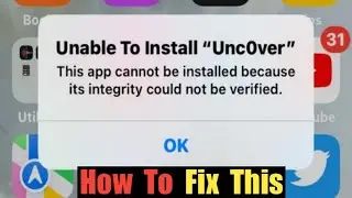 Fix This App Cannot Be Installed Because Its Integrity Could Not Be Verified |  Unable To Install |